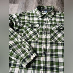 Vintage Old Mill Men’s Fleece-Lined Flannel Outerwear XL